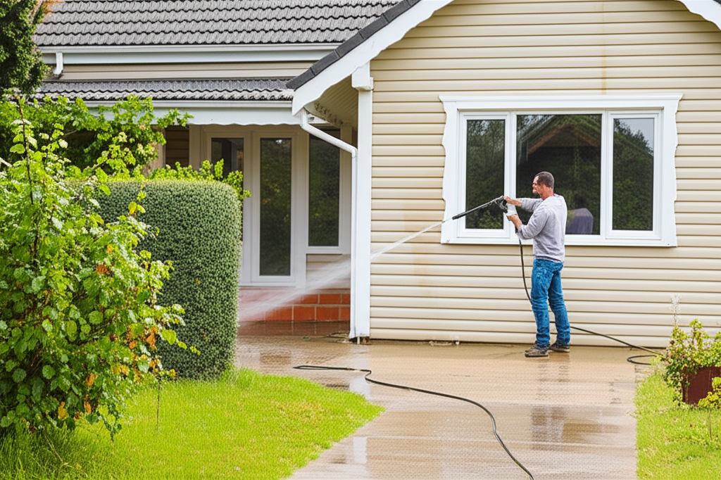Professional power washing service